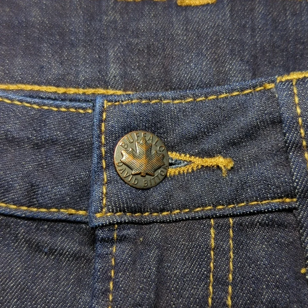 Buffalo David Bitton Slim Ash Jeans Union Made Dark Wash Men's Size 32x30